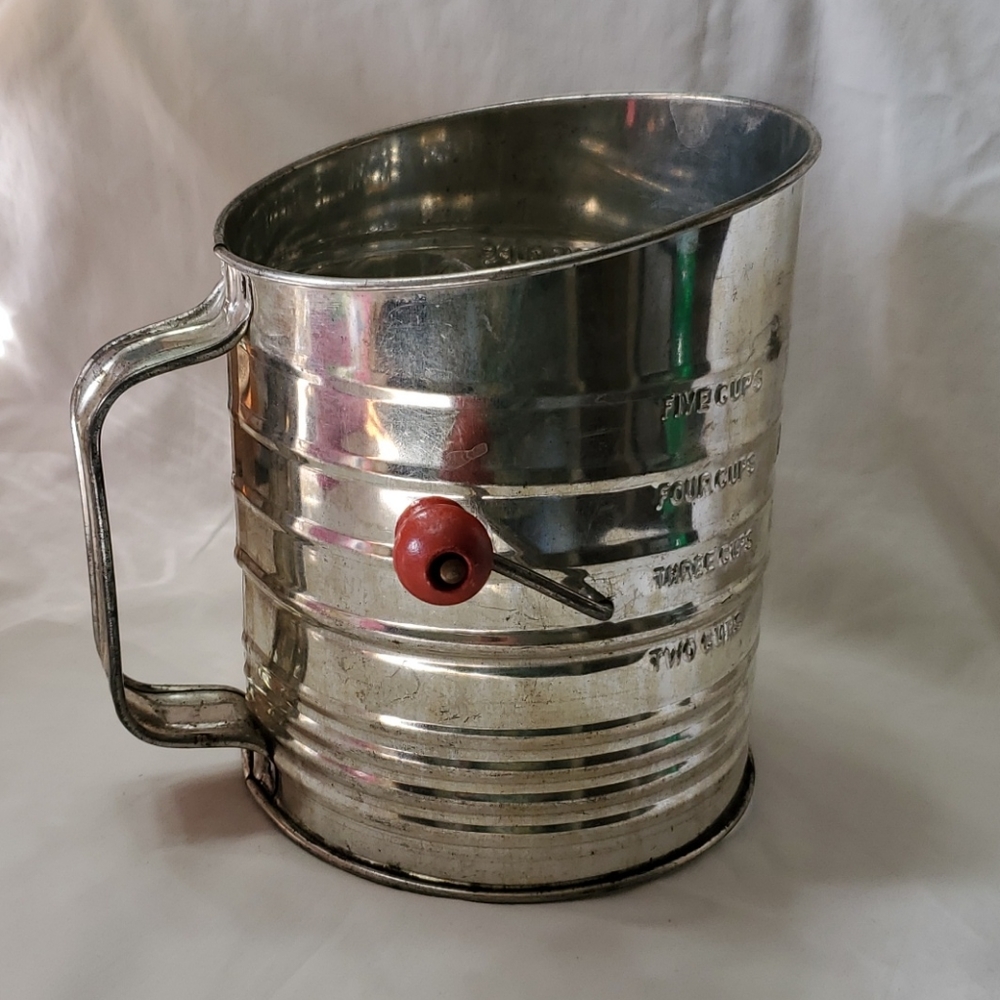 Bromwell's aluminum flour sifter
